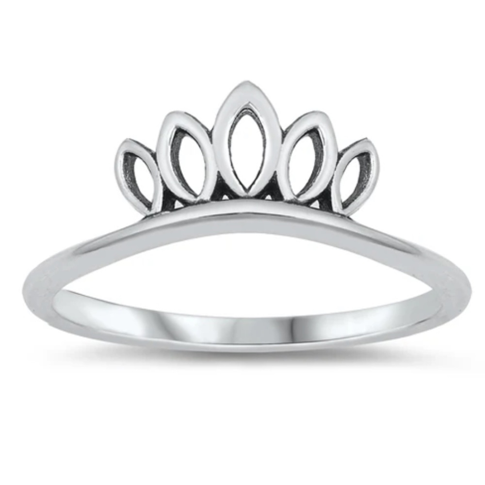 Sterling Silver Tiara Ring β Size 8